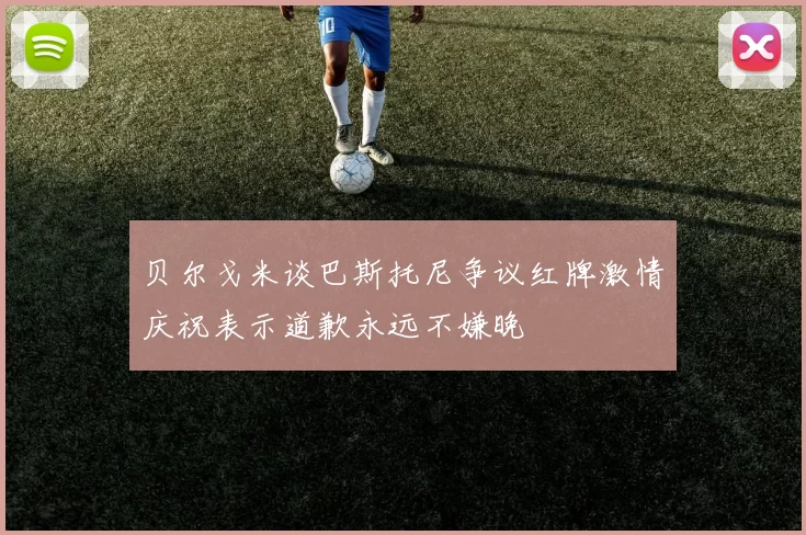 贝尔戈米谈巴斯托尼争议红牌激情庆祝表示道歉永远不嫌晚